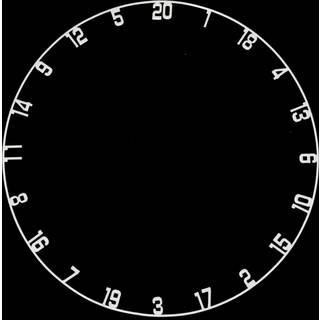 Bull's Metalring til dartskive