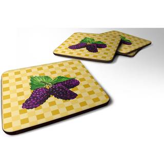 """" Caroline's Treasures Mulberries på Basketweave Decorative Coasters 3.5 multicolor """"