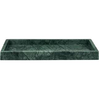 Mette Ditmer Marble dekorationsbakke 16x31 cm Dark forest