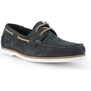 Marc O'Polo Herren Bootsschuhe blau Velours
