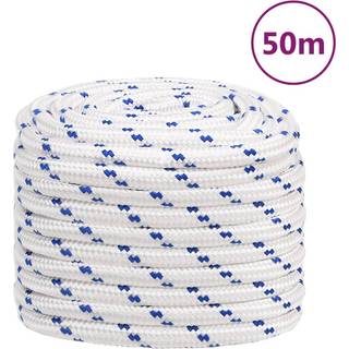 tovværk til båd 20 mm 50 m polypropylen hvid