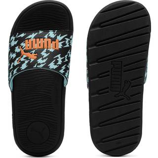 Puma Cool Cat Poised 2 Race Slides Youth, Black, Size 38, Shoes - Safe Lake - 38