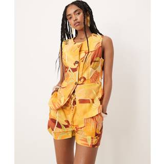 Never Fully Dressed Never Fully Dressed Yellow Verano Sol Waistcoat