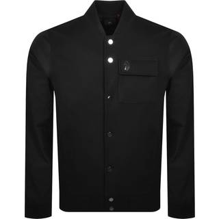Luke 1977 Chief Felt Badge Bomber Jacket Black