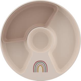 Mio Børnetallerken med opdeling fra Mepal - Sunshine & Rainbow farve - PP/TPE