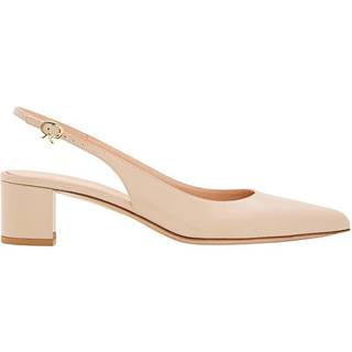 Gianvito Rossi 45 leather slingback pumps - beige - EU 39