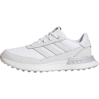 S2G 25 Leather Spikeless golfsko - Cloud White / Cloud White / Silver Metallic - 42 2/3
