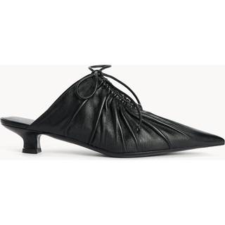 Masey mules i læder - Black - 41