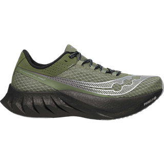 Saucony Endorphin Pro 4 Competition Running Shoe Men - Olive, Black, Size 8 - olive