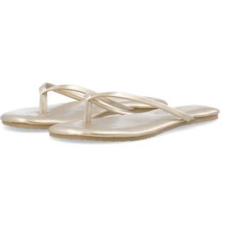 BIANCO BIAMEXICO Flip Flop Faux Leather, Gold