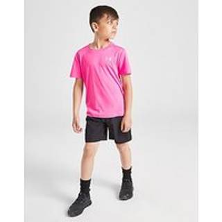 Under Armour UA Tech T-Shirt/Woven Cargo Shorts Set Children, Pink - 6-7Y