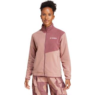 Adidas Women's Multi Full-Zip Fleece Jacket Warcla/quicri, M