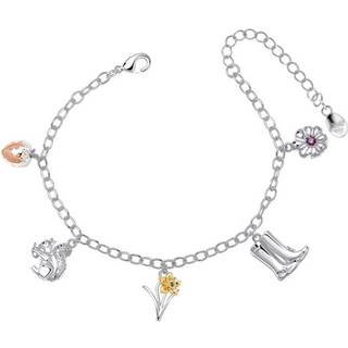 Laura Ashley Woodland Crystal Charm Bracelet - J4301