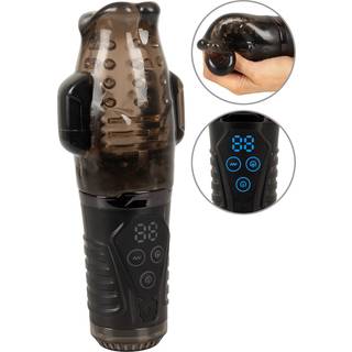 You2Toys Sucking Masturbator with Dual Vibration Black
