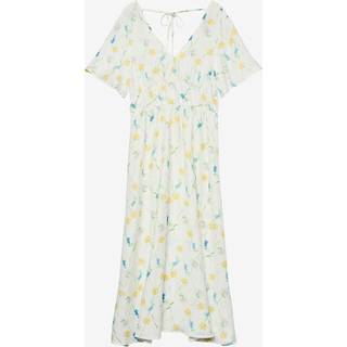 VERO MODA Vmflora Olga Ss 7/8 DRESS DRES Snow White Aop:olga M