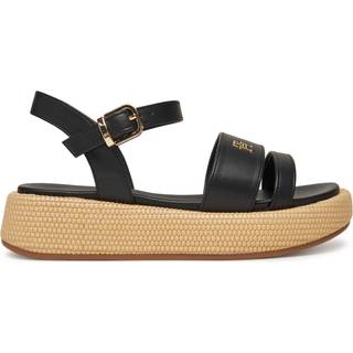 TH Monogram Platform Sandals