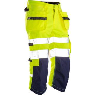 Jobman 2217 Piratshorts Hi-Vis Yellow / Navy C58