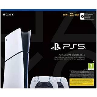 Sony Playstation 5 Slim Digital Version (2x PlayStation 5 Controller) Hvid