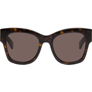 Gucci Kvinde GG1789S 002 Solbriller Acetat Havana Brun Sommerfugl