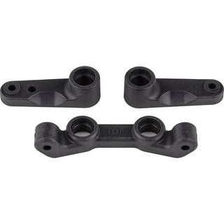Team Associated - AE92489 - RC10B7 FT Steering Bellcrank and Rack Set, carbon