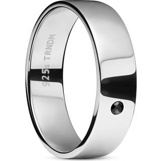 Adrian Sort Zirconia 925 Sterling Sølv Ring