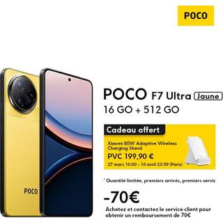 Xiaomi Poco F7 Ultra 5G Dual SIM 512GB 16GB RAM Gul
