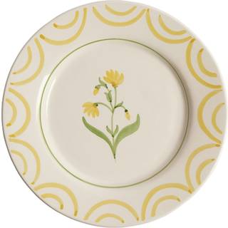 Pick a Poppy Cottage Flower Tallerken 28 Cm - Middagstallerkner Lertøj Gul - C012816SS24-113