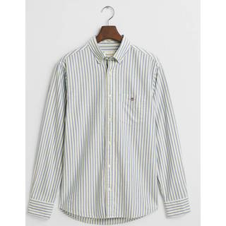 GANT Herre Regular fit klassisk stribet Oxford-skjorte (XXXL)