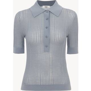 ChloÃ© Wool polo sweater - blue - S