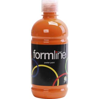 Mat Temperamaling - Orange, 500ml til kreative projekter