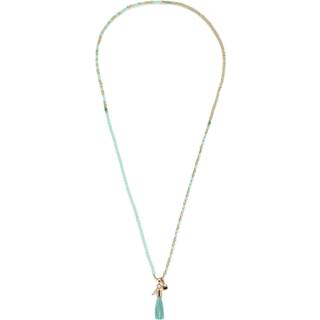 Leonardo 024896 Damenkette Donna Türkis 80 cm