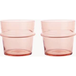 Ferm Living Boya drikkeglas lavt 30 cl 2-pak Blush