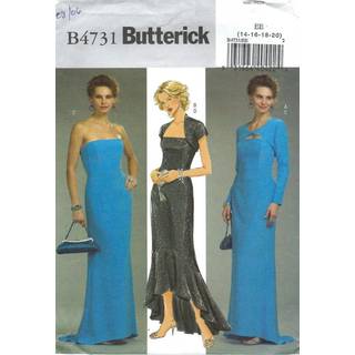 Butterick m?nstre B4731 Misses '/Misses' Petite Shuging and Dress Size EE (14-16-18-20)
