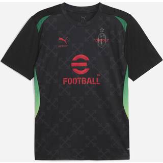 Men&#39;s Puma AC MILAN x OFF-WHITEâ¢ Pre-match Jersey, Black, Size L, Clothing - Red - L