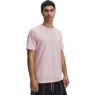 Under Armour Left Chest Logo Men's Short Sleeve Prime Pink / White M