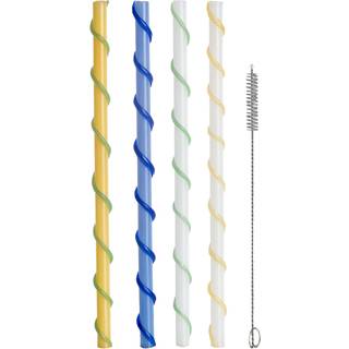 Byon Celebrate Sugerør 4-pak Flerfarvede - Vin & Bartilbehør Glas Multi - 5263908314
