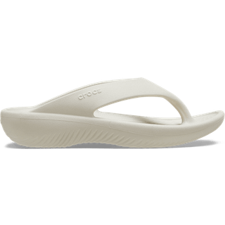 Crocs women Mellow Recovery Flips Stucco 37