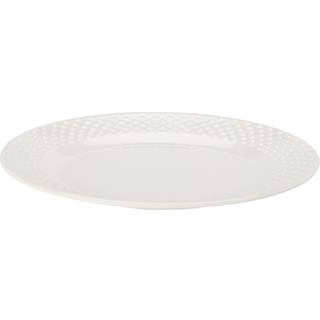 Tallerken, melamin, hvid, 20 cm.