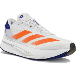 Adidas Men's Adizero SL2 Running Shoes Dash Grey/Impact Orange/Lucid Blue, 44 2/3