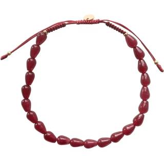 Love Drop Bracelet - Red - Stine A - Rød One Size
