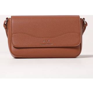 Armani Exchangetil kvinder. 942912CC783U6164 Skuldertaske med brunt logo (OSFA), Casual, Polyuretan