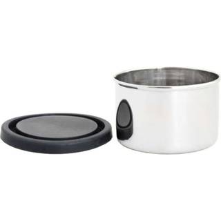 Pulito PureDipBox Snackboks - Rustfrit Stål - Rund - 250ml