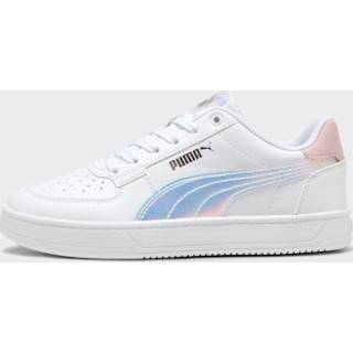 PUMA Caven 2.0 Holo Sneakers Youth, Shoes, White/Mauve Mist/Silver, 38.5