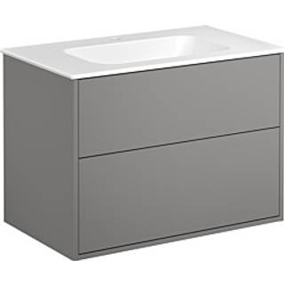 GBG Artic møbelsæt 80cm 2sk/vask mat hvid/askegrå