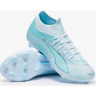 Women&#39;s Puma ULTRA 5 MATCH+ LIGHT UP FG/AG Football Boots, Blue, Size 37.5, Shoes - Light Aqua - 37.5