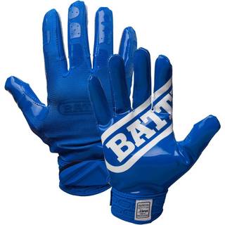 Battle Double Threat Football Gloves-Ultra-Tack Sticky Palm Modtagere Handsker-Pro-stil modtagerhandsker ungdoms ungdom X-Large Blue/Blue