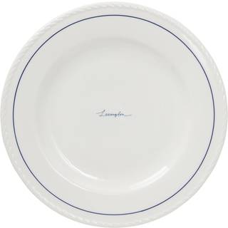 Lexington Porcelain Desserttallerken 22 Cm 4-pak / Mørkeblå - Asietter Porcelæn Hvid - 10008113-1730-ONE