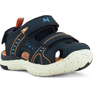 Leaf Ljungby Sandaler, Navy/Orange, 25