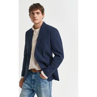 GANT Herre Slim fit jakkesæt-jakke af hør og bomuld (56)