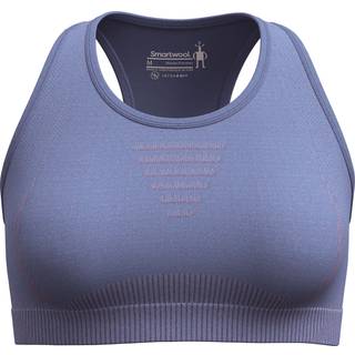 Smartwool Women's Intraknit Racerback Bra Sports-bh Damer størrelse XL farve blå/lilla